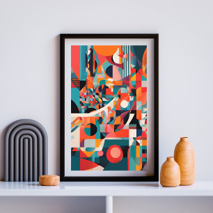 Poster Flux chromatique de géométrie