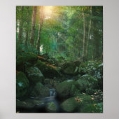 Poster Flux de bois Mossy (Devant)