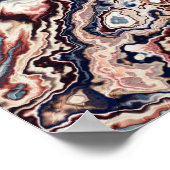 Poster Flux de Canyon de Marbre de Bourgogne (Coin)