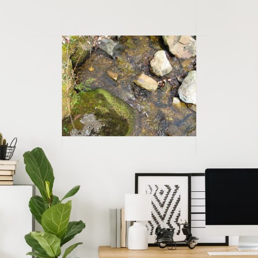 Poster flux de conscience (Bureau à domicile)