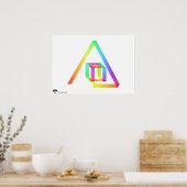 Poster Flux de couleurs (Cuisine)