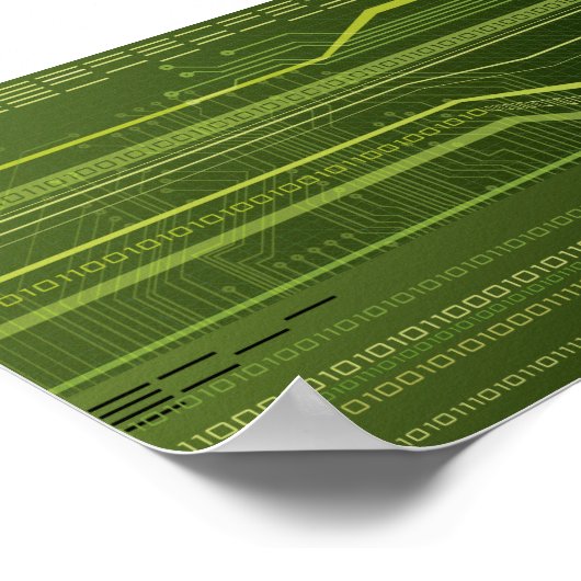 Poster Flux de données (Coin)