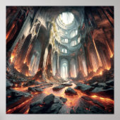 Poster Flux de lave (Devant)