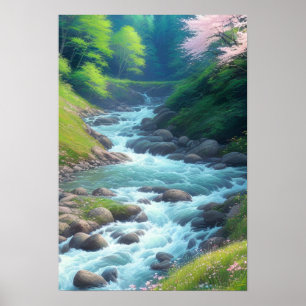 Poster Flux de montagne