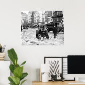 Poster Flux de neige du tracteur 1924 (Bureau à domicile)