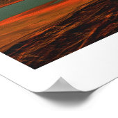 Poster Flux de sol, voies lumineuses (Coin)