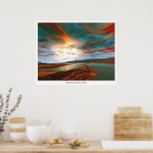 Poster Flux de sol, voies lumineuses (Cuisine)