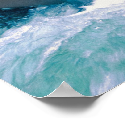 Poster Flux d'eau dans la rivière (Coin)