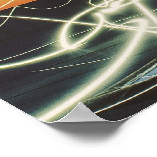 Poster Flux D'Énergie À Travers Moi (Coin)