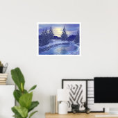 Poster Flux d'hiver III (Bureau à domicile)