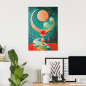 Poster Flux Dreamlike 1851 (Bureau à domicile)