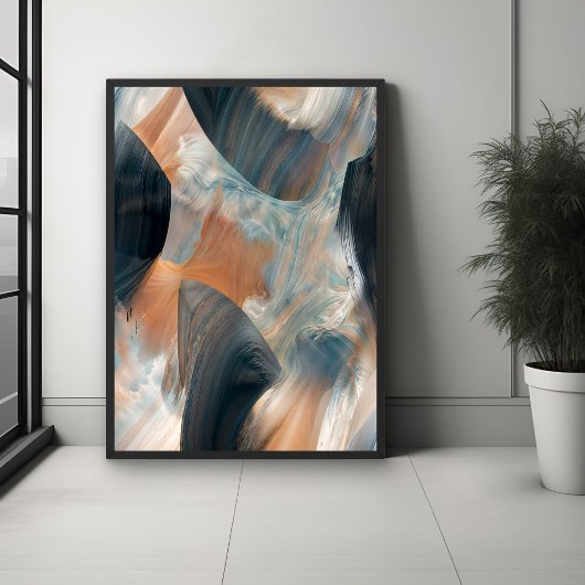 Poster Flux Dreamscape Abstrait