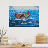 Poster Flux du Golfe revisité par Craig Hunter (Cuisine)
