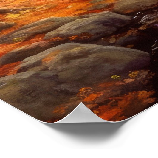 Poster Flux Enchantant Autumn Maple Forest Fine Art (Coin)