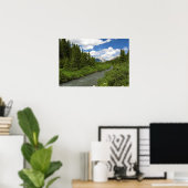 Poster Flux et montagnes (Bureau à domicile)