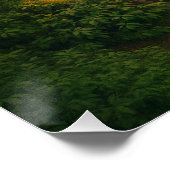 Poster Flux forestier enchanté (Coin)