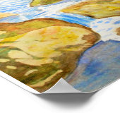 Poster Flux jardin (Coin)