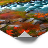 Poster Flux rapide de la Nouvelle-Angleterre. (Coin)