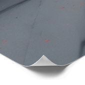 Poster Flux Rouge (Coin)