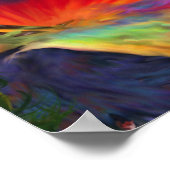 Poster Flux symboliques - Couleurs de l'imagination (Coin)