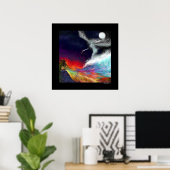 Poster Flux symboliques - Couleurs de l'imagination : Gra (Bureau à domicile)