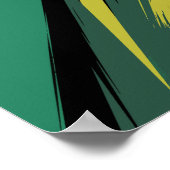 Poster Flux verts énergétiques (Coin)