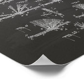 Poster Fly Hook 1924 Patent Art Chalkboard (Coin)