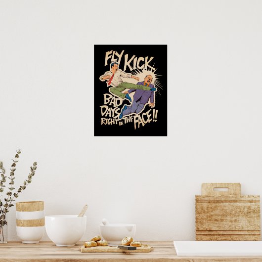 Poster Fly Kick (Cuisine)