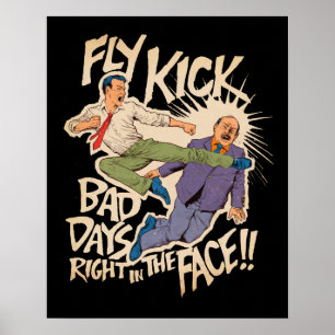 Poster Fly Kick