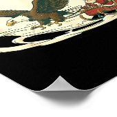 Poster Fly Santa Fly Christmas, Santa Football  (Coin)