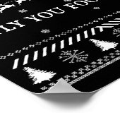 Poster Fly You Fools Wizard Santa Sleigh Reindeer Ugly Ch (Coin)