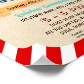 Poster Flyer à thème Camion rouge (Coin)