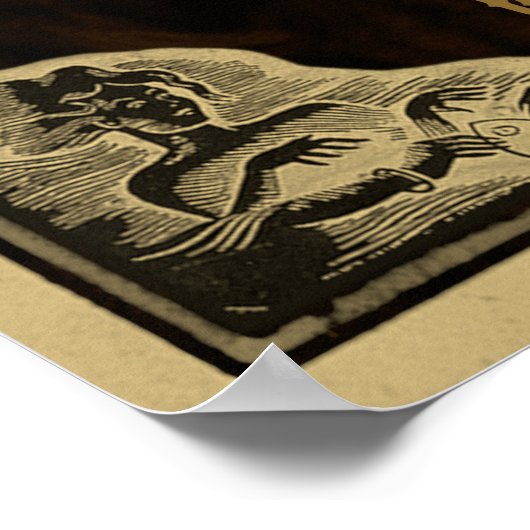 Poster Flyer de fourrure et de pige (Coin)