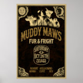 Poster Flyer de fourrure et de pige (Devant)