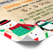 Poster Flyer de l'événement scolaire du Festival des Fête (Coin)