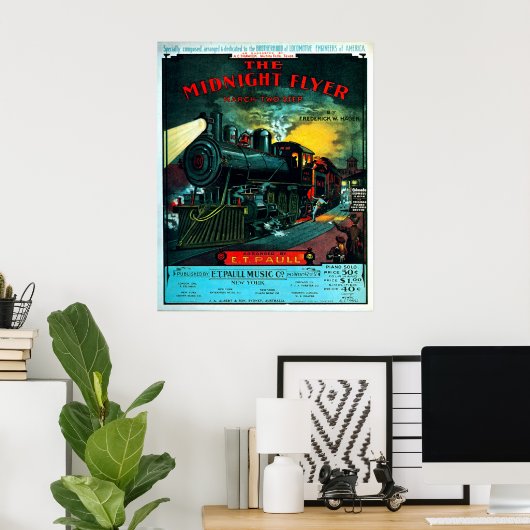 Poster Flyer de minuit - Imprimer (Bureau à domicile)