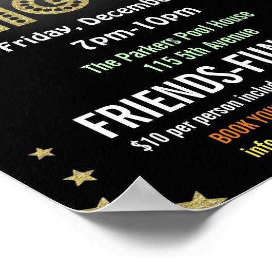 Poster Flyer de Noël Bingo Night (Coin)