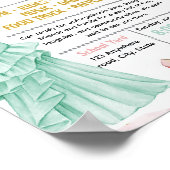 Poster Flyer de robe de bal modifiable (Coin)