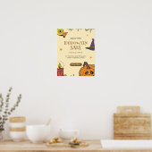 Poster Flyer de vente Halloween Halloween, Nuit d'Hallowe (Cuisine)