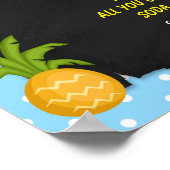 Poster Flyer enseignant de l'école d'été de Luau (Coin)