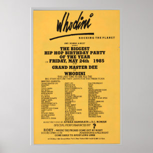 Poster Flyer Hip hop