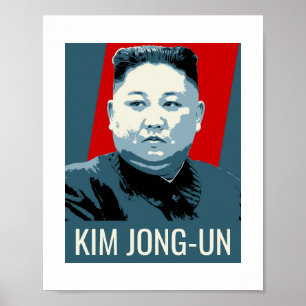 Poster Flyer Kim Jong-un