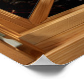 Poster Flying Bird Country View Faux Fake Window (Coin)