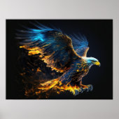 Poster Flying Eagle Fire and Ice (Devant)