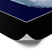 Poster Flying Eagle & Moon "Crois !" Art motivationnel (Coin)