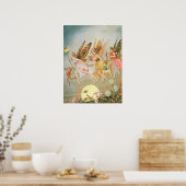 Poster Flying Fairies Whimsical Magic Fairytale (Cuisine)