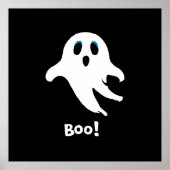 Poster Flying Halloween Ghost (Devant)