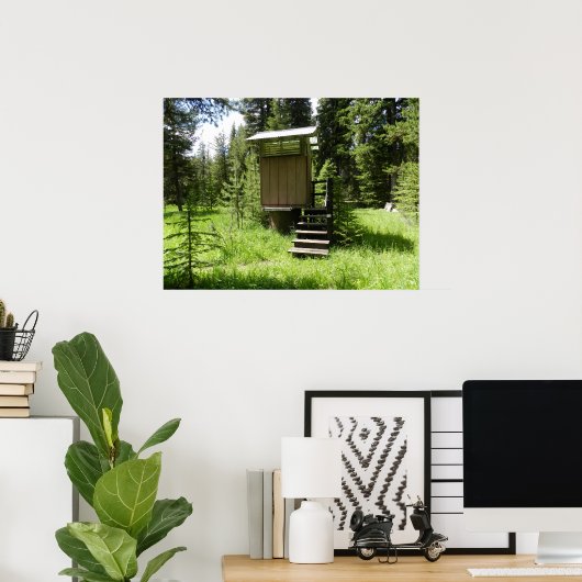 Poster Flying Outhouse (Bureau à domicile)