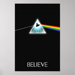 Poster Flying Pig-Believe
