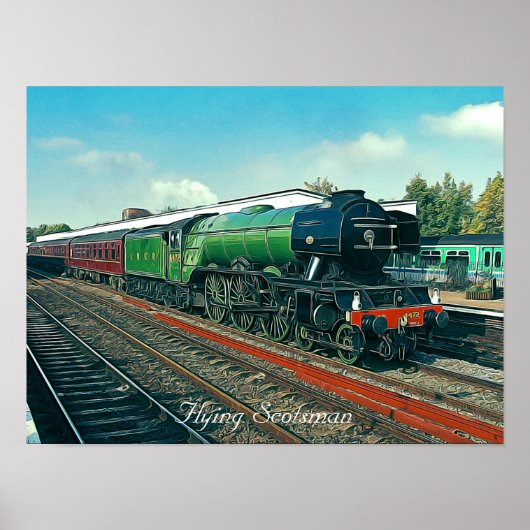 Poster Flying Scotsman (Voorkant)